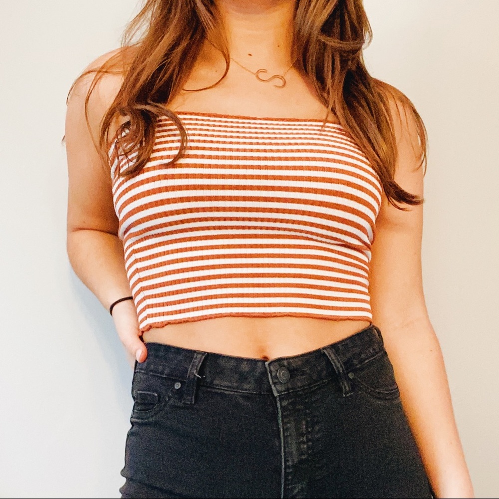 Striped Tube Top